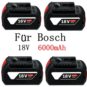 18V Batterie F ür Bosch GBA 18V 6,0 Ah Lítium-BAT609 BAT610G BAT618 BAT618G 17618-01 BAT619G BAT622 SKC181-202L + ladeger ät