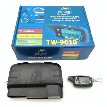 Tomahawk TW9010 LCD diaľkové ovládanie smart 2 spôsobom, auto alarmy systém s Ruskom a anglický manuál, Auto Alarmy pre globálny trh