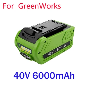 40V 6.0 Ah Výmena Lítiovej Batérie pre 6000mAh GreenWorks 29472 29462 Batéria G-MAX. Výkon Nástroj 29252 20202 22262 25312 L50
