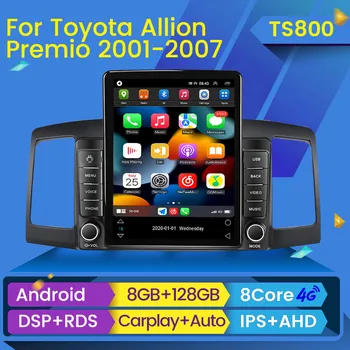 Android Auto Rádio Multimediálny Prehrávač Pre Toyota Allion Premio T240 2001-2007 Navigácie GPS Carplay IPS Dotykový Displej Auto Stereo
