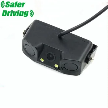 3 In1 Auto Cmos Cúvaní Kamera S Senzory Parkovacie Späť Do Zadnej Strane Zozadu Auta Zadnej Strane Fotoaparátu