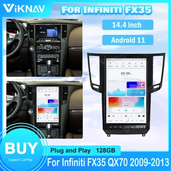 Android 11 autorádia Na Infiniti FX35 QX70 na roky 2009-2013 14.4 palcový stereo auto multimediálny prehrávač auta GPS navigácie headunit