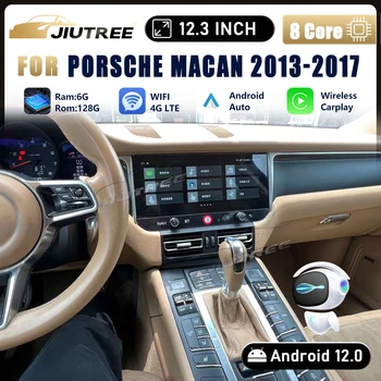 128G Android 12 autorádia Pre Porsche Macan Roky 2013-2017 Multimediálny prehrávač, GPS Navigáciu, WIFI Carplay Vedúci Jednotky