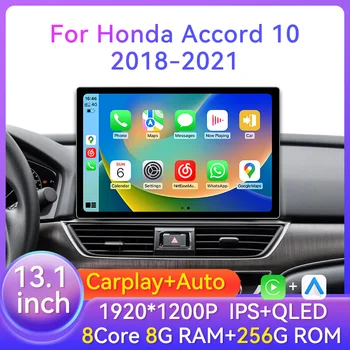 13.1 palcový Android Pre Honda Accord 10 2018-2021 autorádio DVD Multimediálny Prehrávač, GPS Navigáciu 2Din Carplay Vedúci Jednotky S Obrazovke
