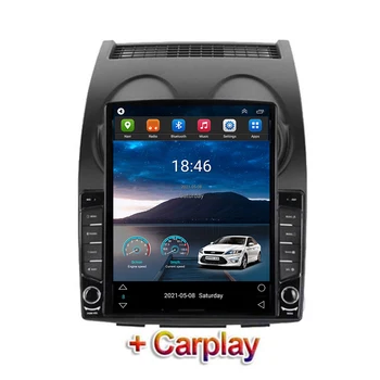 Auto Rádio Tesla Štýl Android 12 Multimediálne Video Prehrávač, GPS Navigáciu pre Nissan Qashqai 1 J10 2006 - 2013 Vedúci Jednotky Auto Stere
