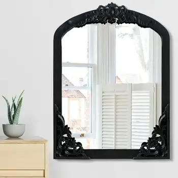 Arch Zrkadlo Nástenné Zrkadlo Vintage Dekoratívne Zrkadlo na Obývacia Izba, Spálňa 40