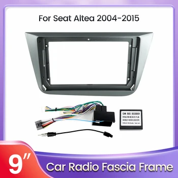 Pre SEAT ALTEA 2004 - 2015 Auto Multimediálne All-in-one Rádio Frame Panel Panel na Stenu pre 9 Palcový 2din základnú Jednotku Nainštalovať