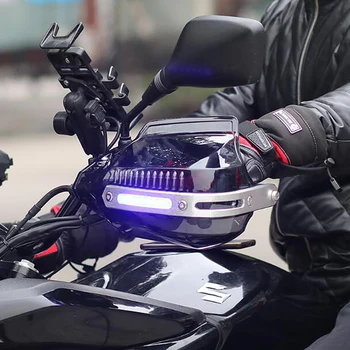 Motocykel Strane Stráže LED Handguard Chránič čelné Sklo Na Yamaha fz 16 majesty 125 dt 125 raider dragstar 650 bws 100 mt 07