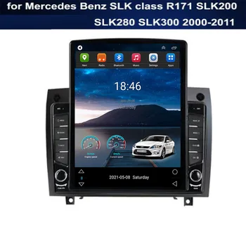 Android 12 Vertikálne Štýl Tesla Obrazovka autorádia GPS Navigácie Multimediálny Prehrávač Pre Benz SLK triedy R171 SLK200 SLK280 SLK300