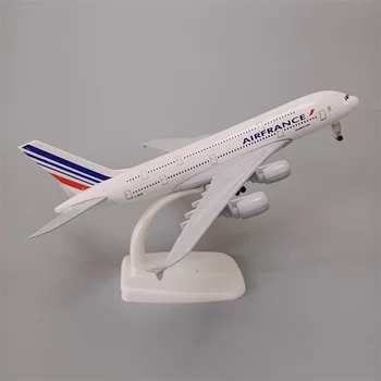 20 cm Zliatiny Kovov Air France AirFrance AIRBUS 380 A380 Airlines Lietadlo Model Diecast Vzduchu Lietadlo Model Lietadla w Vstupnej Výstrojom