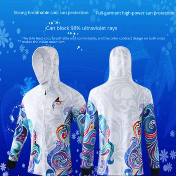 Tričko s kapucňou Pre Rybárske Oblečenie, pánske Oblečenie Nosiť Nové 2023 Tovaru Lete Wader Coats Mora Oblečenie Športové Rýchle Sušenie Jersey