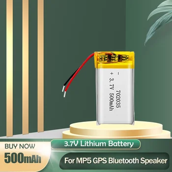 4-100KS 702035 3,7 V Lítium-Polymérová Batéria Pre Záznamník Floodlight Power Bank LED Svetlo Bluetooth Reproduktor Nabíjateľné Články