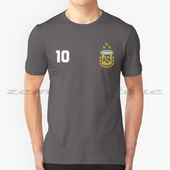 Argentína Futbalový Tím Tri Hviezdy 100% Bavlna Mužov A Žien Mäkké Fashion T-Shirt Argentína Futbal Argentína Argentína Futbol
