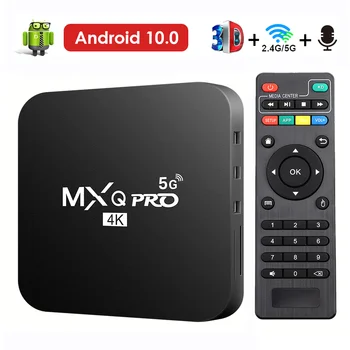 Nový Smart TV Box MXQ-PRO 4K HD Android 10.0 Smart TV Box 2.4/5G Dual-WIFI, 3D Videa, Multimediálny Prehrávač, Domáce Kino, TV Set-top Box