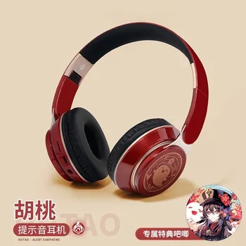 Genshin Vplyv Slúchadlá HuTao Headsety Hra Prenosné Bezdrôtové Bluetooth Stereo Skladacie Slúchadlá Nastaviteľné Slúchadlá Darček