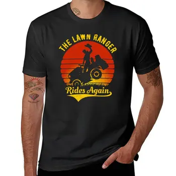 Trávnik Ranger Jazdy Opäť Vintage T-Shirt Krátkym rukávom úžasný tričko plus veľkosť topy roztomilý topy designer t shirt mužov