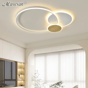 Moderný minimalistický LED stropné svietidlo pre spálne, obývacia izba tvorivé domova nepravidelný kruhové štúdia na čítanie vnútorné osvetlenie