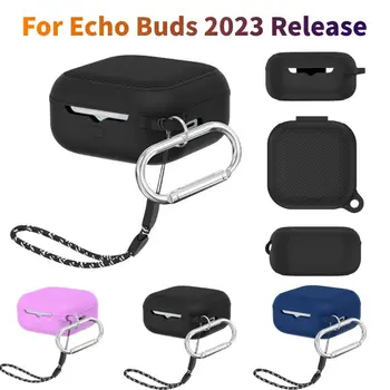 Pre Echo Puky 2023 Vydania Bluetooth Headset Plnenie Prípade Silikónové Puzdro pre Slúchadlá, Mäkký Ochranný Kryt s ozdobná šnúrka na uniforme Háčik
