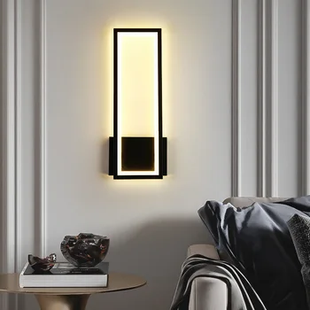 Nástenné Svietidlo Spálňa Nočná Lampa Moderný Minimalistický Schodisko Svetlo Svetlo Luxusná Obývacia Izba Pozadí Nástenné Svietidlo