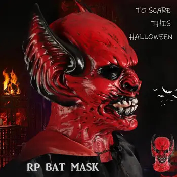 Dark Knight Cosplay Masky Horor A Pálky Plnú Tvár Prilba Halloween Karneval Party Zombie Latexovú Masku, Kostým, Rekvizity