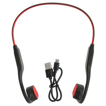 Kostné Vedenie Bluetooth Headset IP56 Nepremokavé 135mAh Batérie Otvorené uši Kostné Vedenie Headset Ergonomické Čistenie pre pešiu Turistiku