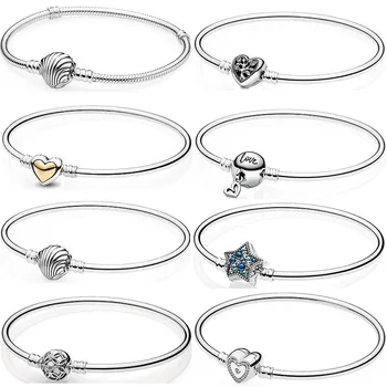 Kenora Šperky 2023 populárne žien náramok 925 sterling silver náušnice vhodné pre Pandora DIY perličiek náhrdelník darček šperky