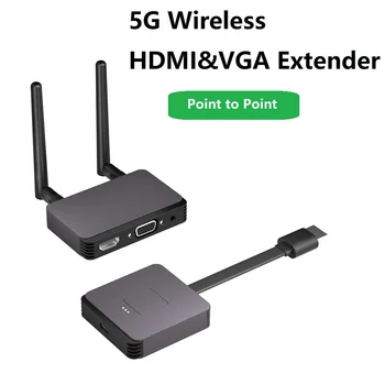 Bezdrôtové pripojenie HDMI Video Vysielač, Prijímač Súpravy 4K HDMI Extender Adaptér TV Dongle pre Monitor, Projektor, Prenosné počítače