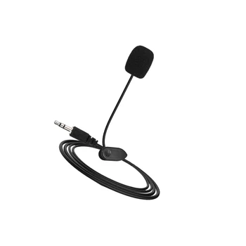3,5 mm Mini Mikrofón Kovovú Sponu Klope Micphone Mobilný Telefón, PC, Notebook Golier Mic pre Vyučovanie Spevu Audio Prednáška