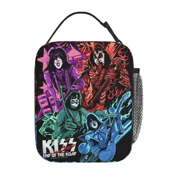 Desiatu Kiss Kapela Konci Cesty World Tour Produkt Food Box IN Trendy Tepelnej Chladnejšie Bento Box Pre Školy