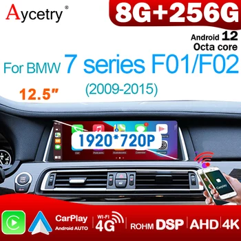 8G 256G Carplay 2 din Android 12 autorádia s obrazovkou pre BMW 7 series F01 F02 2009-2015 autoradio CarPlay Bluetooth Multimediálne