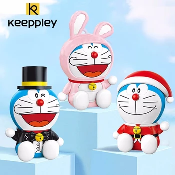 Keeppley Nový Produkt Doraemon stavebným Koľajových Série Sezóna 2 Dingdang Mačky, Hračky, detské Puzzle, Hračky Festival Darček