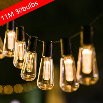 Vysoká Jasnejší LED Solárne String Svetlá Vodeodolné IP65 LED Solárne LED Rozprávkových Svetiel Vonkajšie Záhradné Lampy, Vianočné Dekorácie Žiarovka