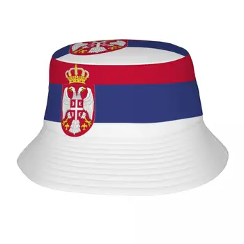 2023 Muži Ženy Lete 56-srbské Vlajky Vedierko Hat Róbert Rybár klobúk Vonkajšie Cestovné Slnečná Clona Módne Panama