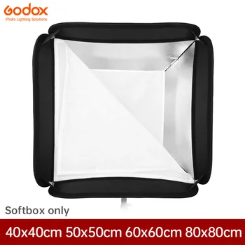Godox 40x40cm 50x50cm 60x60cm 80x80cm Skladacia SoftBox Speedlite Flash Softbox pre S-typ S2 Držiak fit Bowens Elinchrom Mount