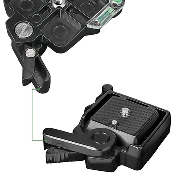 QR40 Videokamera Hliníkovej Zliatiny Rýchle Uvoľnenie Doska pre DSLR Cam Statív Loptu Hlavou