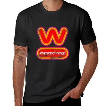 Nové Wienerschnitzel Vintage 80S T Košele-2400 T-Shirt grafické t košele letné topy veľký a vysoký, t košele pre mužov