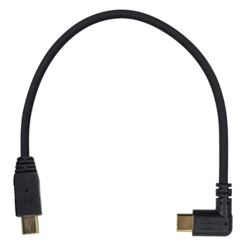 Mini USB Typu C, Kábel Adaptéra 90 Stupňov USB 3.1 Typ C do pripojte k Converter bez Námahy a Prenos Dát