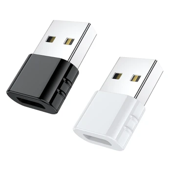 USB napájací Adaptér USB 2.0 Mužského Typu C Samica USB napájací Adaptér Converter Pre Notebook