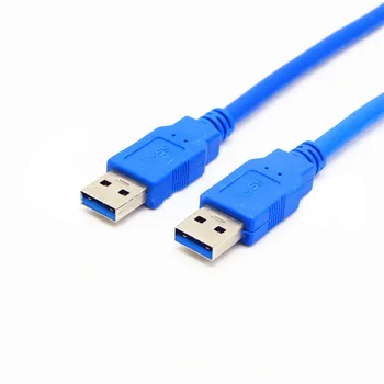 USB 3.0 Rozšírenie Typ Kábla Muž na Male Údajov Kábel na Prenos údajov USB3.0 Kábel 1 METROV 1.5 3 FT FT Pre Radiátor Auto Reproduktor Pevného Disku