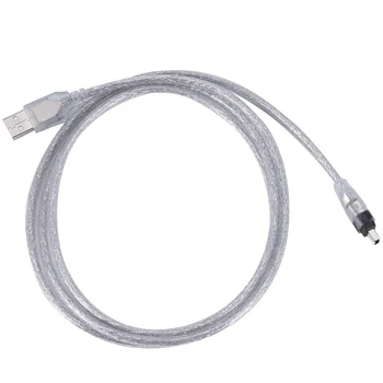 1,5 M USB Na IEEE 1394 4 Pin Firewire DV Kábel Adaptéra Prevodník Pre PC Kamera