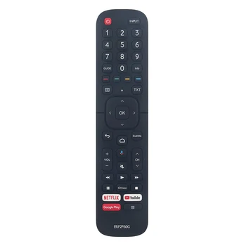 ERF2F60G Nahradiť Diaľkové Ovládanie pre Hisense Android Smart TV 9.0 Koláč 32A56E 40A56E(Bez Hlasových Funkcií)