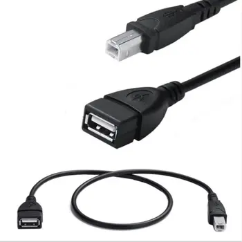 LBSC Nový USB 2.0 Typ A Samica Na USB B Samec Tlačiareň USB Predlžovací Kábel 0.5 m pre Canon Brat Samsung, Hp, Epson Tlačiareň Kábel