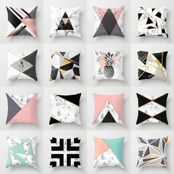 Nordic Vankúš Originálny Dizajn Kombinácia Vetra Geometrie Moderný Jednoduchý Gauč Zadné sedáky dekor