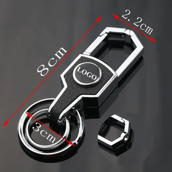 Nové Auto Logo Keychain Kľúčov Kľúč Krúžky Kľúč Držiak pre BMW, Audi VW Mercedes Toyota, Honda, Ford Kia Jeep Peugeot, Opel, Volvo Mazda