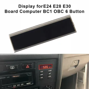 Auto LCD Displej 6 Tlačidlo Počítač na Palube Displej-BMW E28 E30 OBC 325I 318I 325Ix 528 525I 535I 62131377803