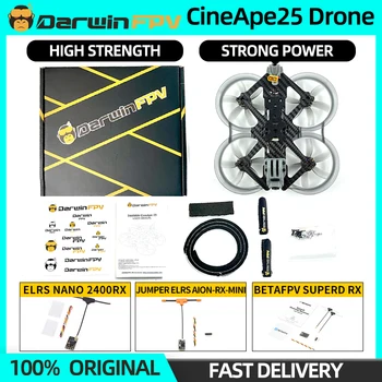 DarwinFPV CineApe25 Analógový Filmový Whoop Drone Film-Stupeň CineApe 25 Caddx Ant Fotoaparát F411 FC Pre RC FPV Racing Drone Na Sklade