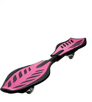 Rady Classic - Ružový, 2 Kolieska Otočné Skateboard s 76 mm 360-Stupeň Kolieska, pre Dospievajúcich a Dospelých