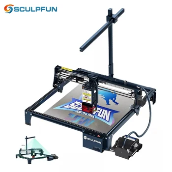 SCULPFUN S30 série laserové rytie stroj automatické vzduch-pomáhať Vymeniteľný objektív s CAM500 Lightburn Fotoaparátom Modul Sledovanie