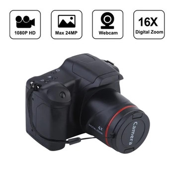 Digitálne SLR Fotoaparát s rozlíšením 1080P HD 16X Digitálny Zoom 1,2 m Infinity Rozsah Zaostrenia Kamery S 2,4-Palcový TFT LCD Displej Fotografie Videokamera