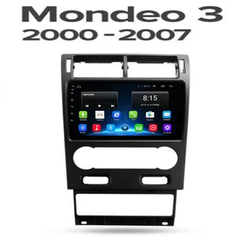 Android 12 Auto Stereo Rádia Pre Ford Mondeo 3 2000 - 2007 Multimediálny Prehrávač DVD Autoradio Video CarPlay GPS Navigácie